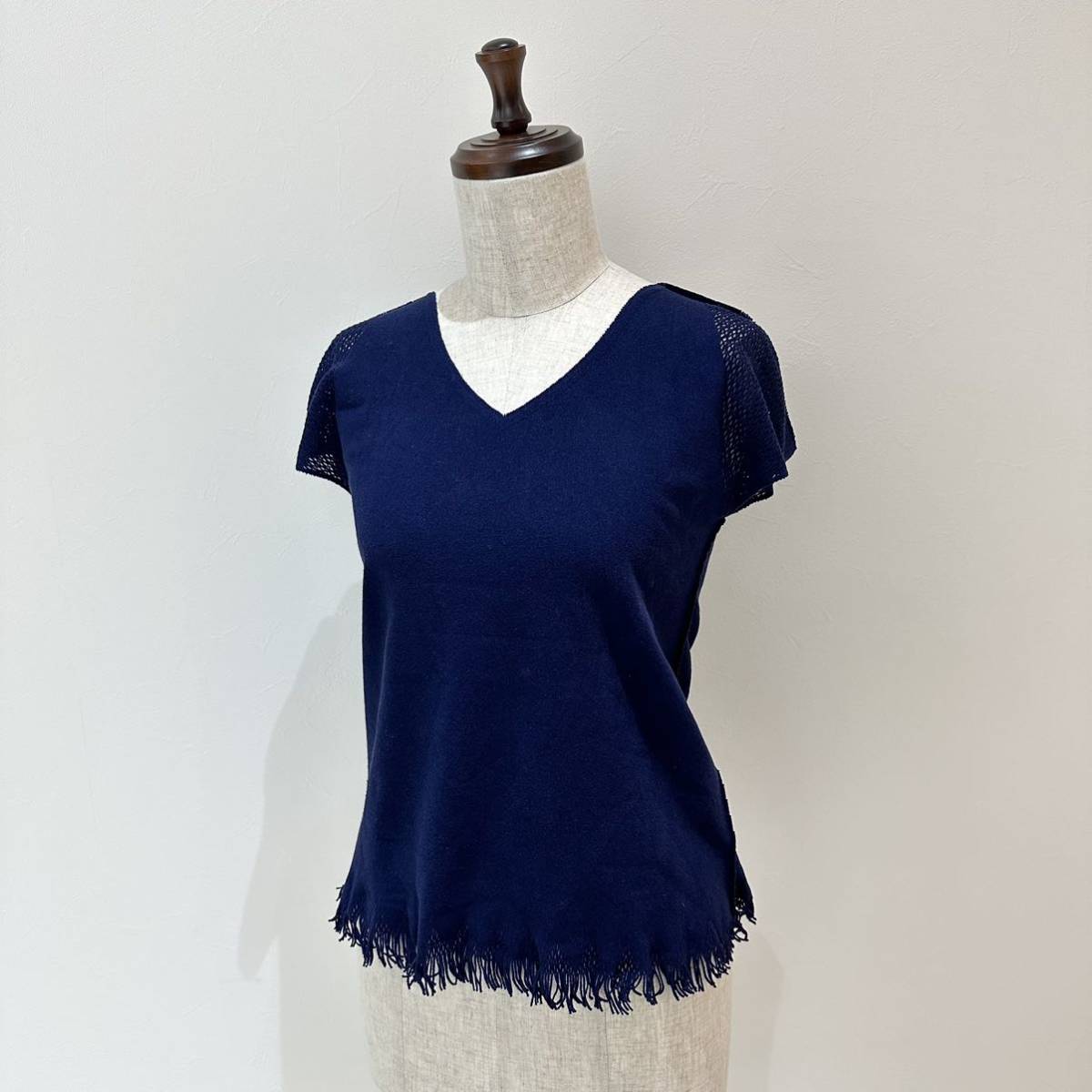 イッセイミヤケ フェットISSEY MIYAKE FETE 2WAYカラープリーツシャツ