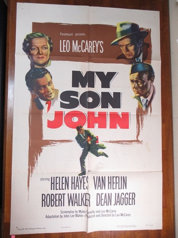 OA658/US版1sh 映画ポスター【 My Son John 】監督 レオ・マッケリー/ORG 52/134