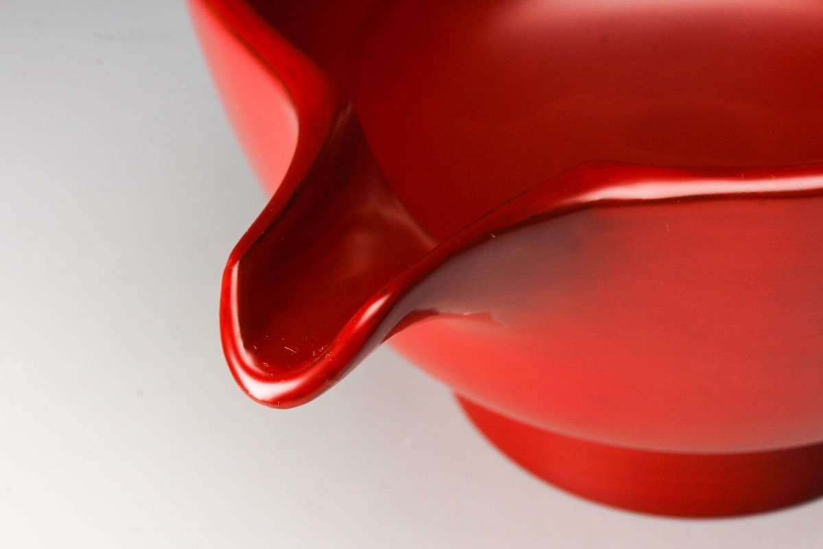 浄法寺漆器｜片口｜朱｜4.5寸｜岩舘正二｜初代 片口 酒