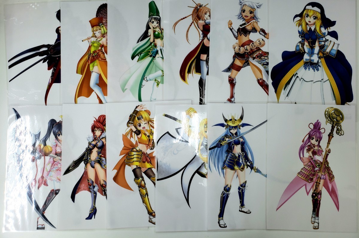 戦国乙女 花 キャラポップ 12枚 非売品 2 【公式通販】