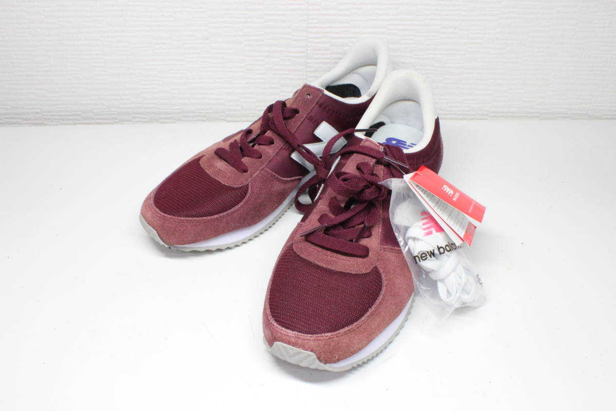 ●【ニューバランス 26㎝】未使用タグ付き バーガンディ New Balance U220CD(D) BURGUNDY(CD) メンズスニーカー靴 保管品激安1円スタート