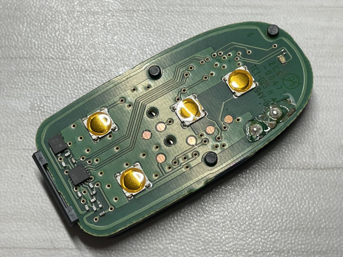 スズキ ソリオ バンディット 純正 スマートキー 4ボタン 基盤 2EE-00477AA MA36S キーレス 刻印007-AC0119 スペーシア 三菱 デリカ D2