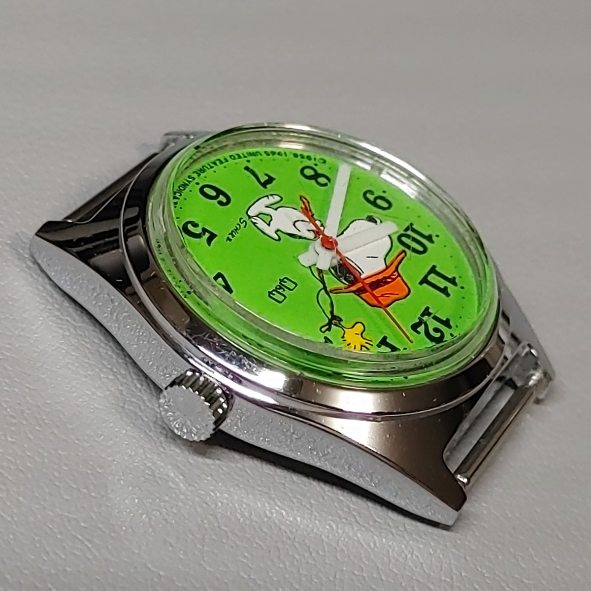 SNOOPY スヌーピー CITIZEN シチズン Q&Q 手巻き腕時計 レトロウォッチ 