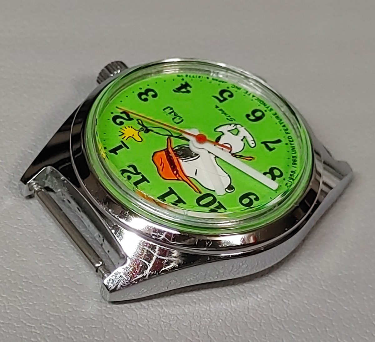 SNOOPY スヌーピー CITIZEN シチズン Q&Q 手巻き腕時計 レトロウォッチ 
