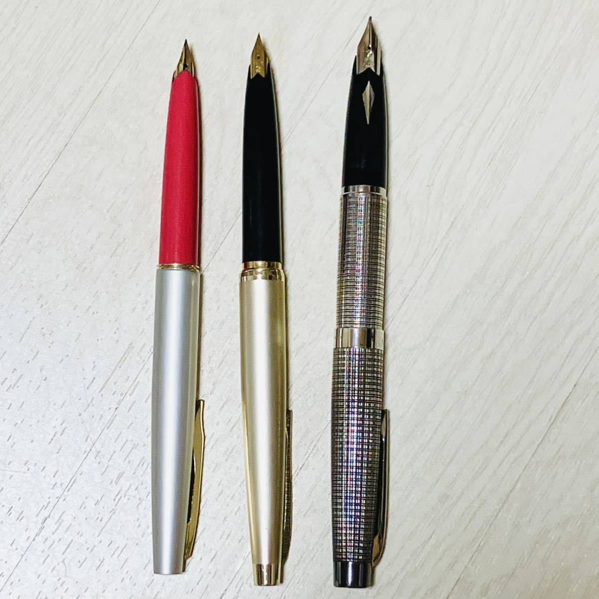 SHEAFFER SAILOR PLATINUM 万年筆 1円〜 万年筆 PLATINAM 2本 SAILOR 1