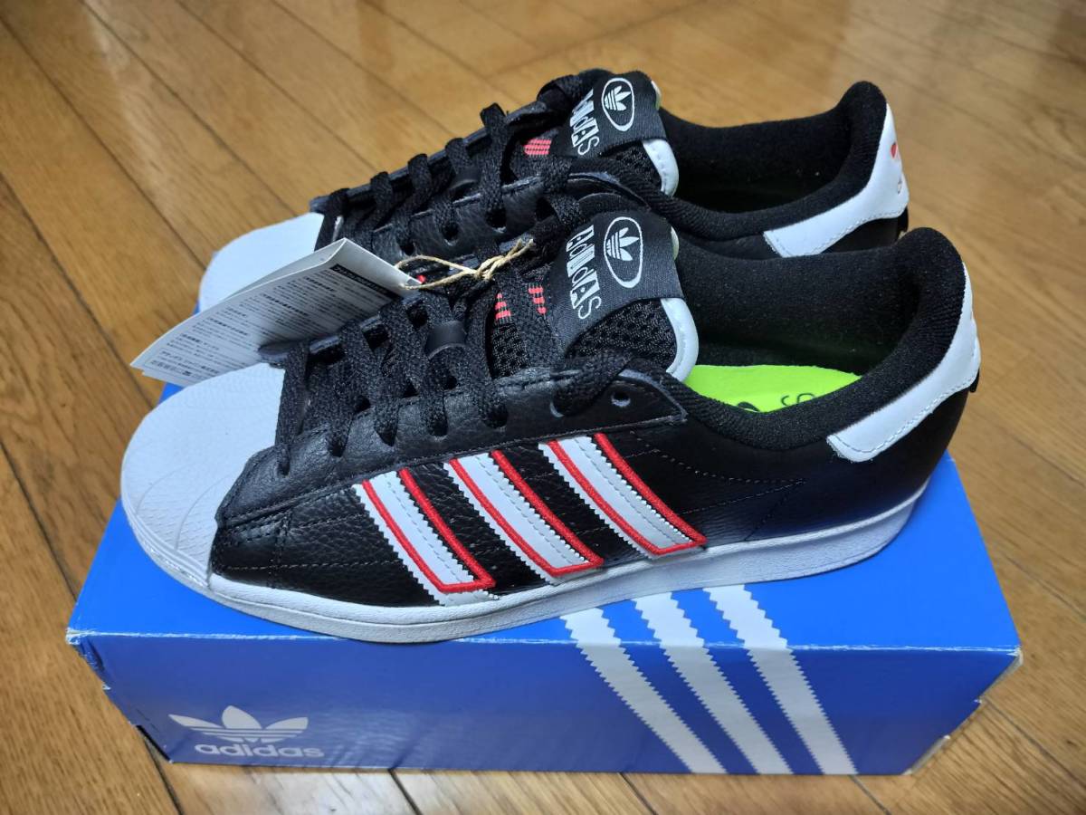 【新品未使用】adidas スーパースター / Superstar 25.5cm GY0998 アディダス スニーカー ブラック