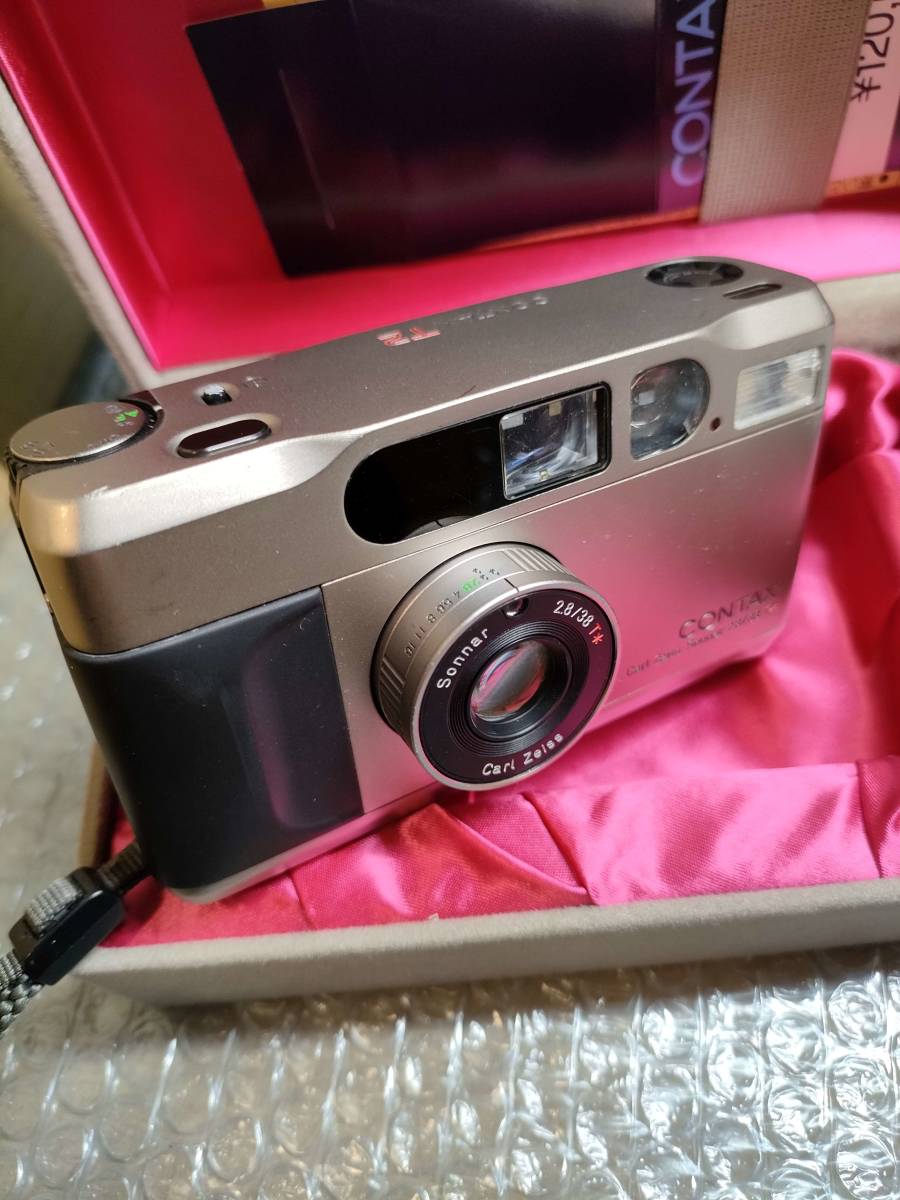 1円スタート】コンタックス CONTAX T2 Carl Zeiss Sonnar 2.8/38T