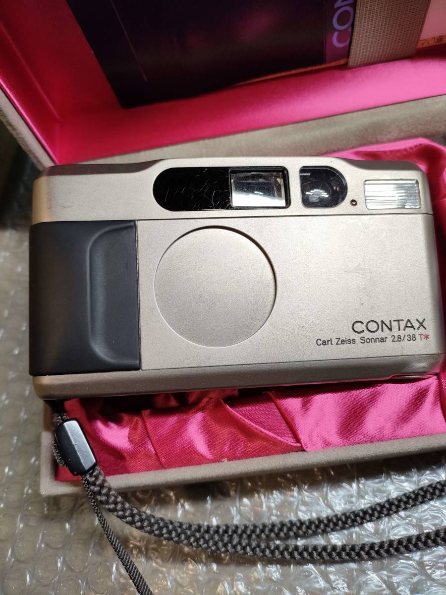 1円スタート】コンタックス CONTAX T2 Carl Zeiss Sonnar 2.8/38T