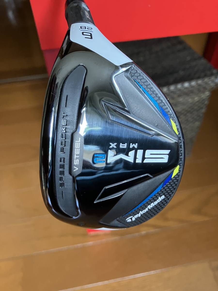 【超美品】テーラーメイド ゴルフ SIM2 MAX レスキュー28° 6U/KBS MAX(MT)85/S MAX レスキュー SIM2 テイラーメイド 希少 TaylorMade