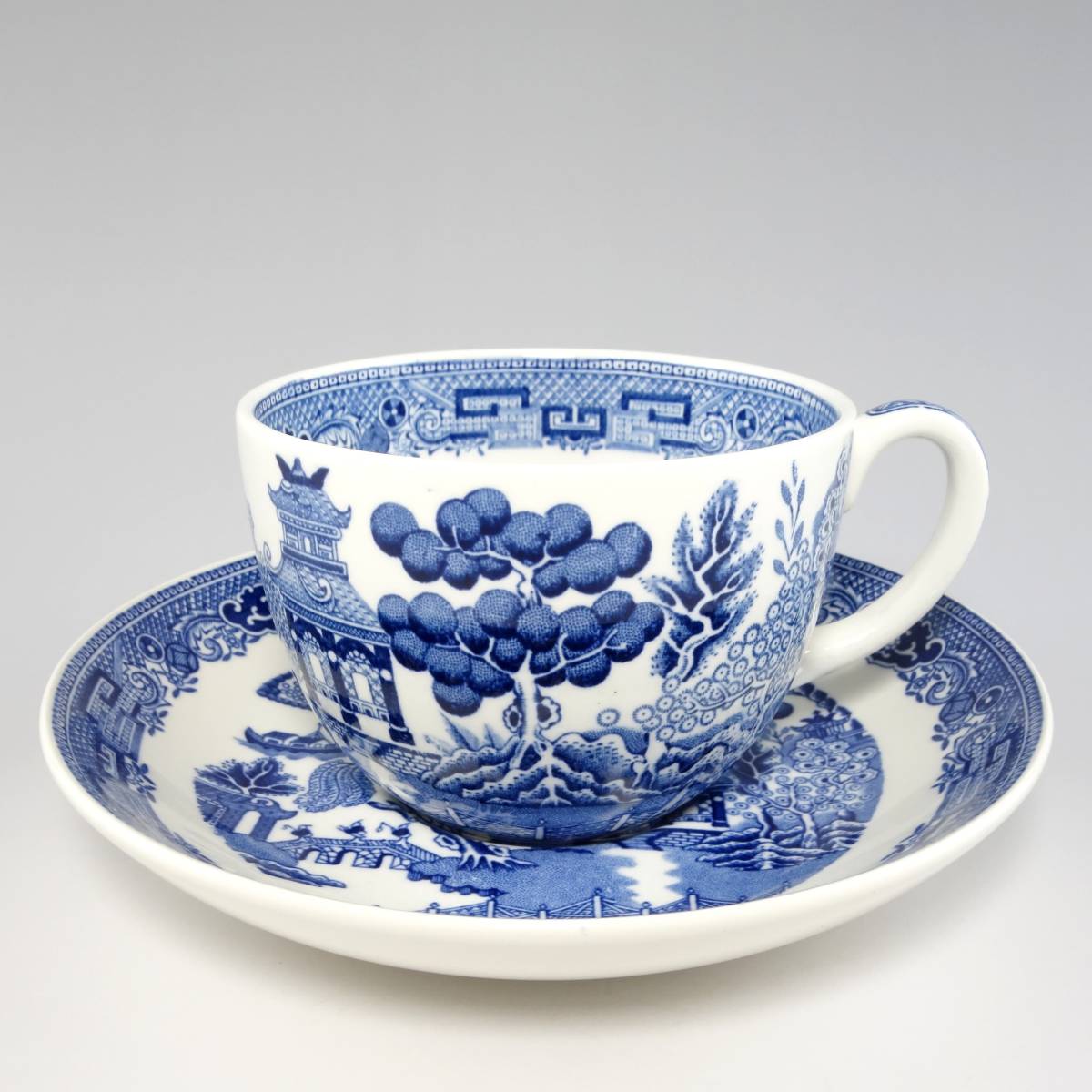 ウェッジウッド(Wedgwood) ウィロー ティーカップ&ソーサー H646 【A