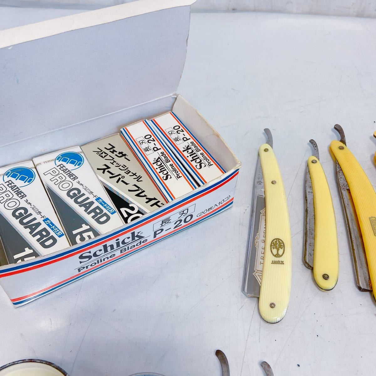 4C32 【1円〜】 カミソリ まとめ 日本剃刀 西洋カミソリ Schick 他