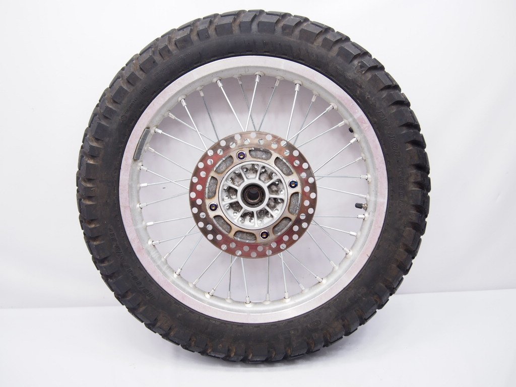 ジェベル250XC純正リアホイール2.15×18Jディスク.スプロケ付きSJ45A