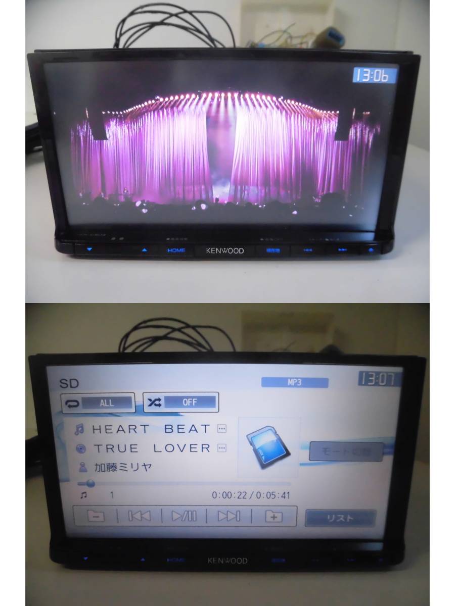 即決] KENWOOD 上級ナビ MDV-L500 最新地図更新 動作確認済 フルセグTV