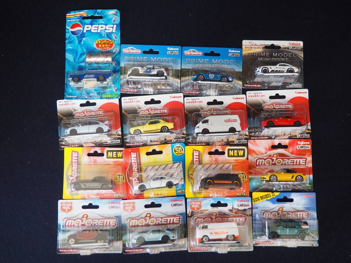 ミニカー 16点 セット【マジョレットミニカー】Kabaya RACING EDITION