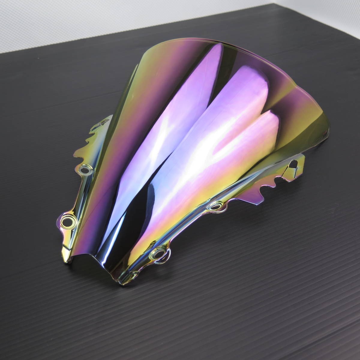 YZF-R6 （2C0） 2006-07年 社外ダブルバブルミラースクリーン ウインドシールド ライトスモーク イリジウムミラー ヤマハ 211111Y22