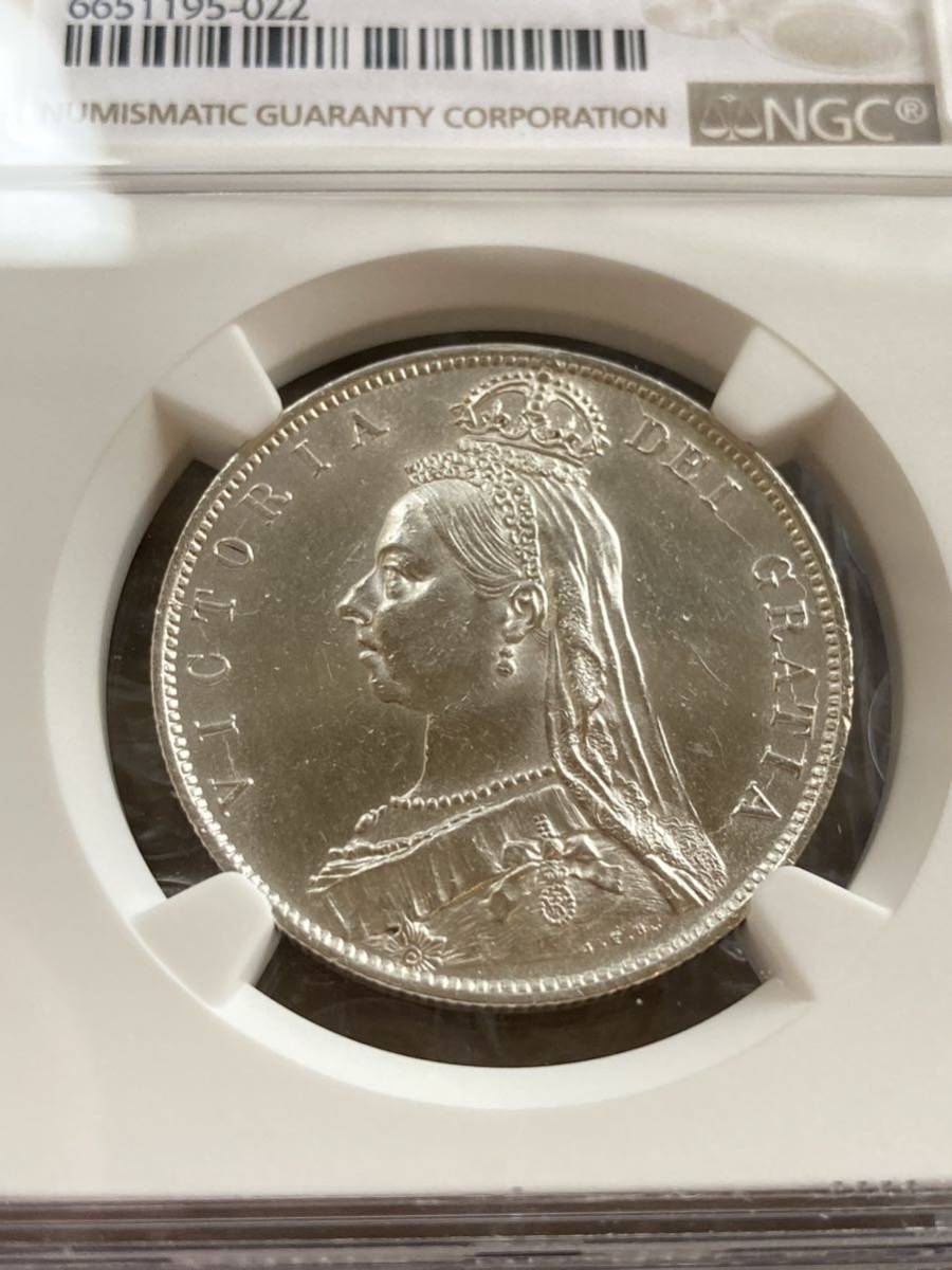 1889年 グレートブリテン クラウン銀貨 楽天市場】1889年 イギリス 1/2