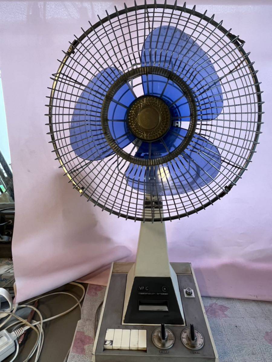 レトロ 東京芝浦電気 東芝 扇風機 Electric Fan 真鍮4枚羽 ジャンク