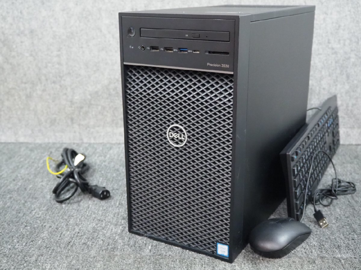 [418] ☆ Win10認証済 ☆ DELL Precision 3630　QC Xeon E-2124 3.30GHz/8GB/1TB/Quadro P620 ☆