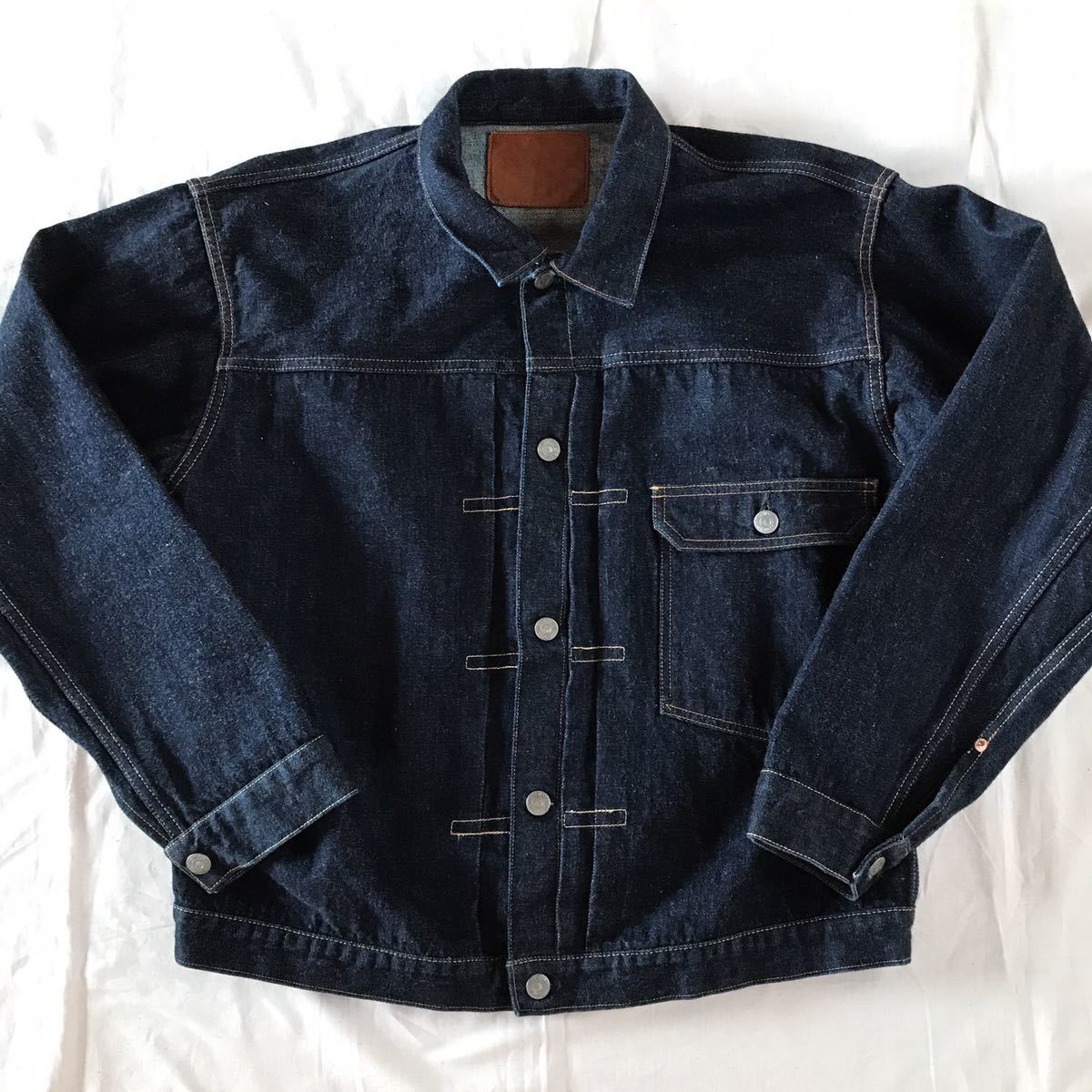 HOT，新作 美品◎T-BACK LENO リノ BRENDA BIG TRUCKER JACKET #INDIGO 