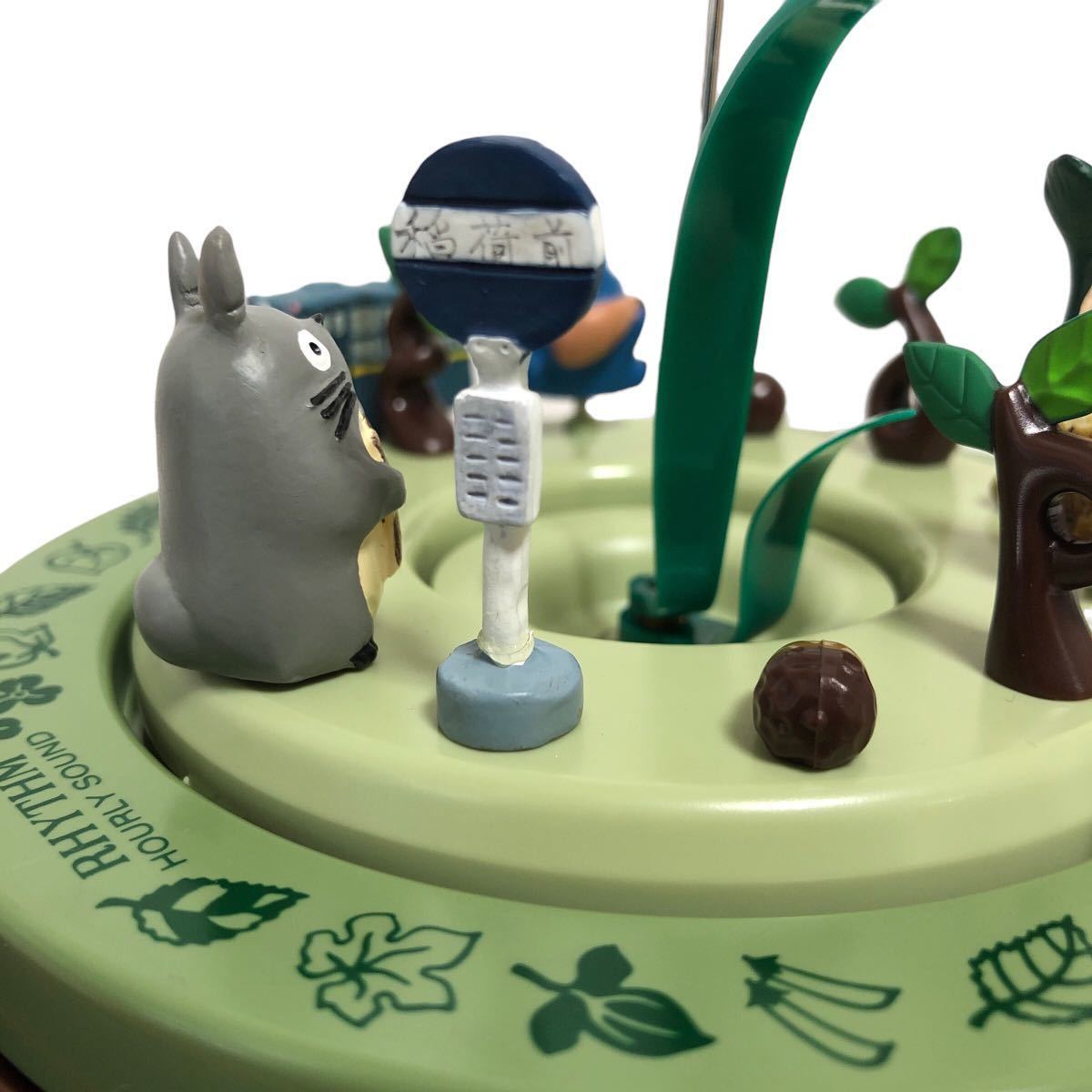 ジャンク品 となりのトトロ 掛け時計 スタジオジブリ ネコバス
