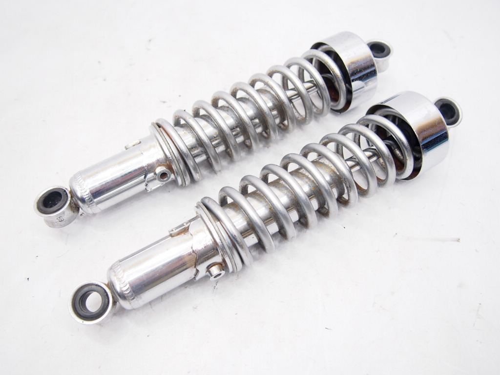 SR400純正リアサス.左右.サスペンション.曲がりナシRH01J.1JR.RH03Jベースにどうぞ