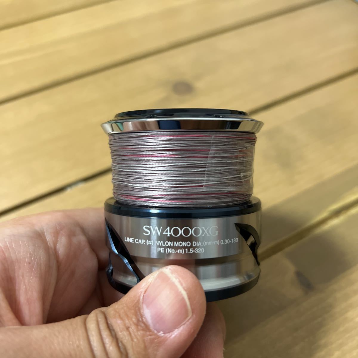 21ツインパワーsw 4000xg スプール　pd2.5号付き