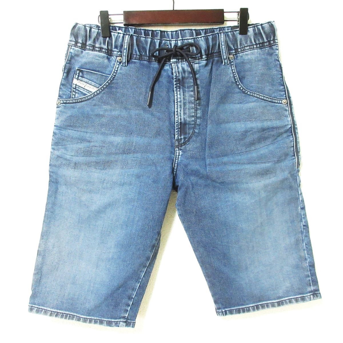 美品 DIESEL ディーゼル D-KROOSHORT-NE デニム ストレッチ ハーフ 