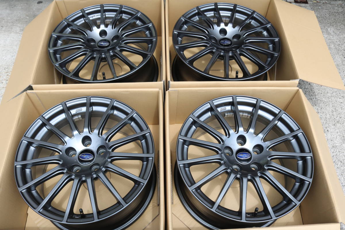 ☆中古品 美品 WRX S4 STIスポーツ純正 STI SPORT純正 18インチ 8.5J 