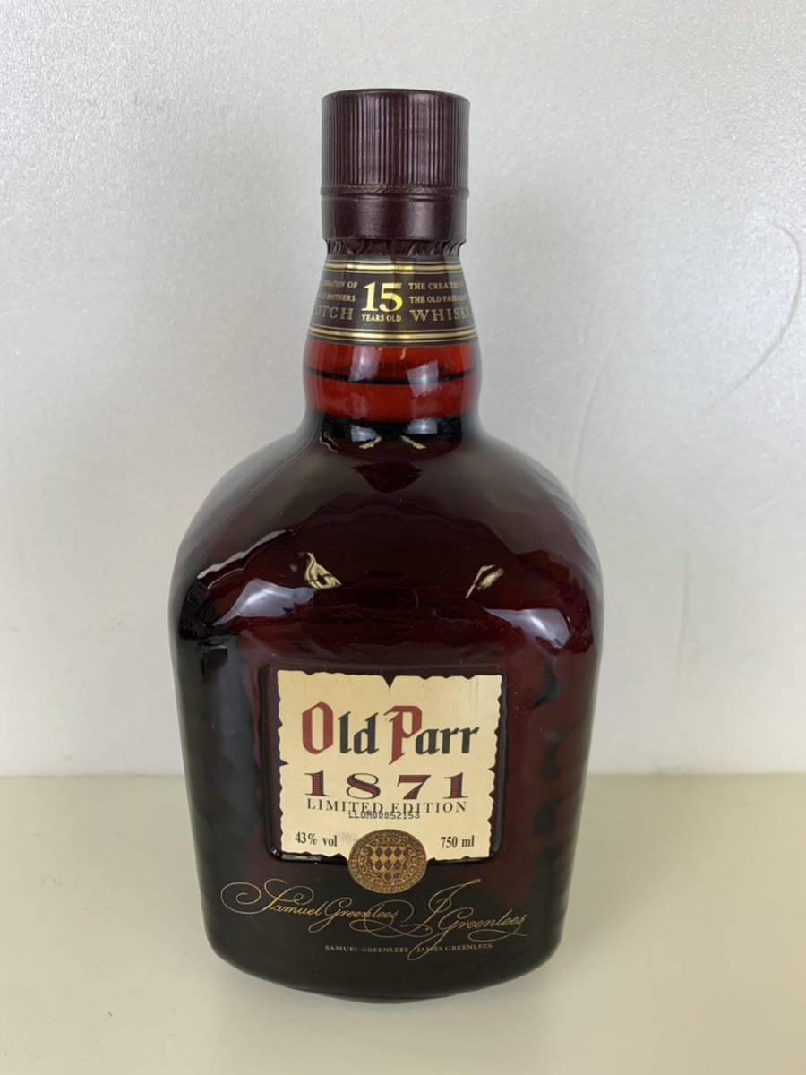 Old Parr オールドパー 15年 1871 LIMITED EDITION リミテッド