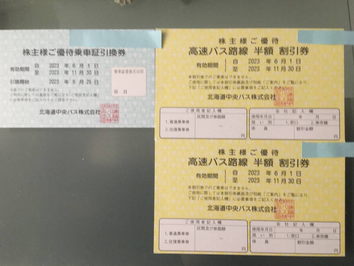 北海道中央バス　株主優待券