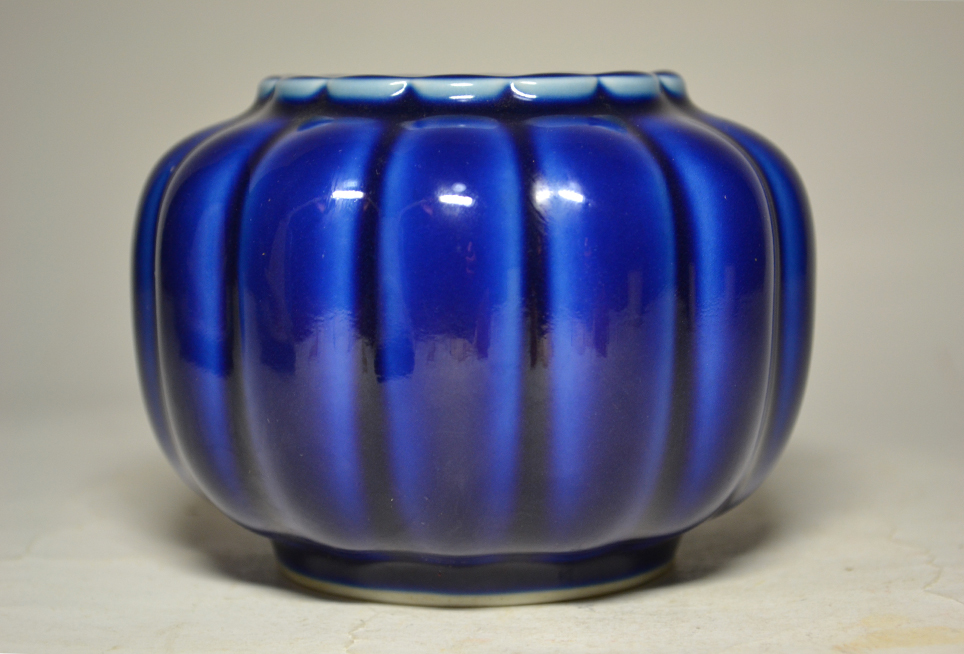 李朝/高麗 特集出品】李朝 染付柘榴紋壷 朝鮮古陶磁器/李朝時代 朝鮮