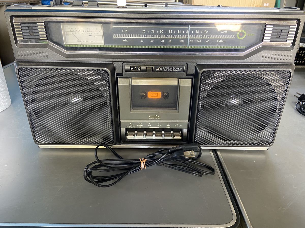 ビクター Victor ラジカセ レトロ ラジオ ステレオ FM - RC-838 PC-5 