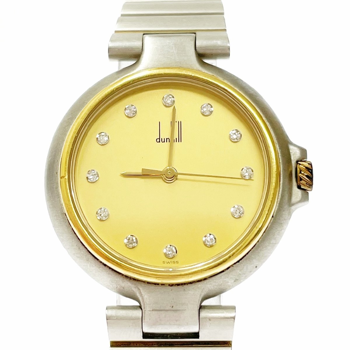 ダンヒル ミレニアム dunhill 12Pダイヤ 腕時計 Dunhill - 中古dunhill 