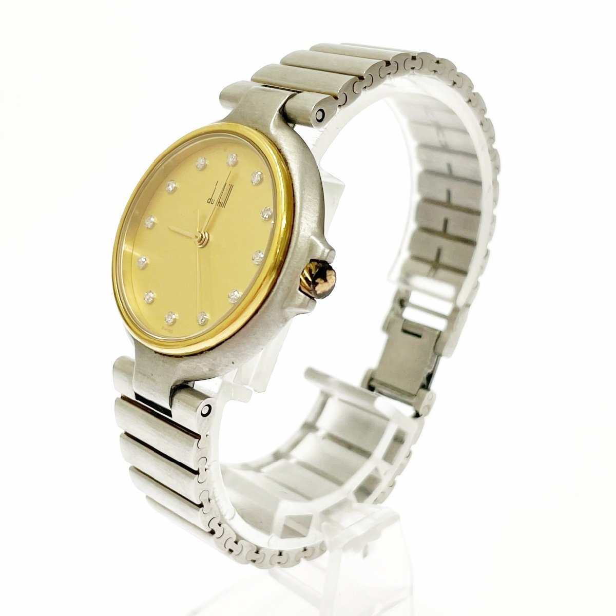 ダンヒル ミレニアム dunhill 12Pダイヤ 腕時計 Dunhill - 中古dunhill 