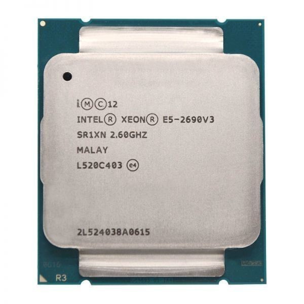 2個セット Intel Xeon E5-2690 v3 SR1XN 12C 2.6GHz 30MB 135W LGA2011-3 DDR4-2133 国内発