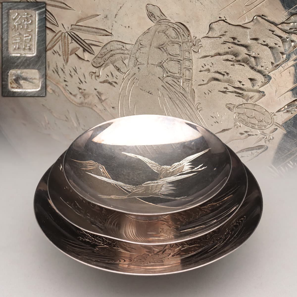 純銀杯 純銀銀盃 純銀 約93g 純銀製 銀杯 純銀盃 純銀杯 ZX-25 –