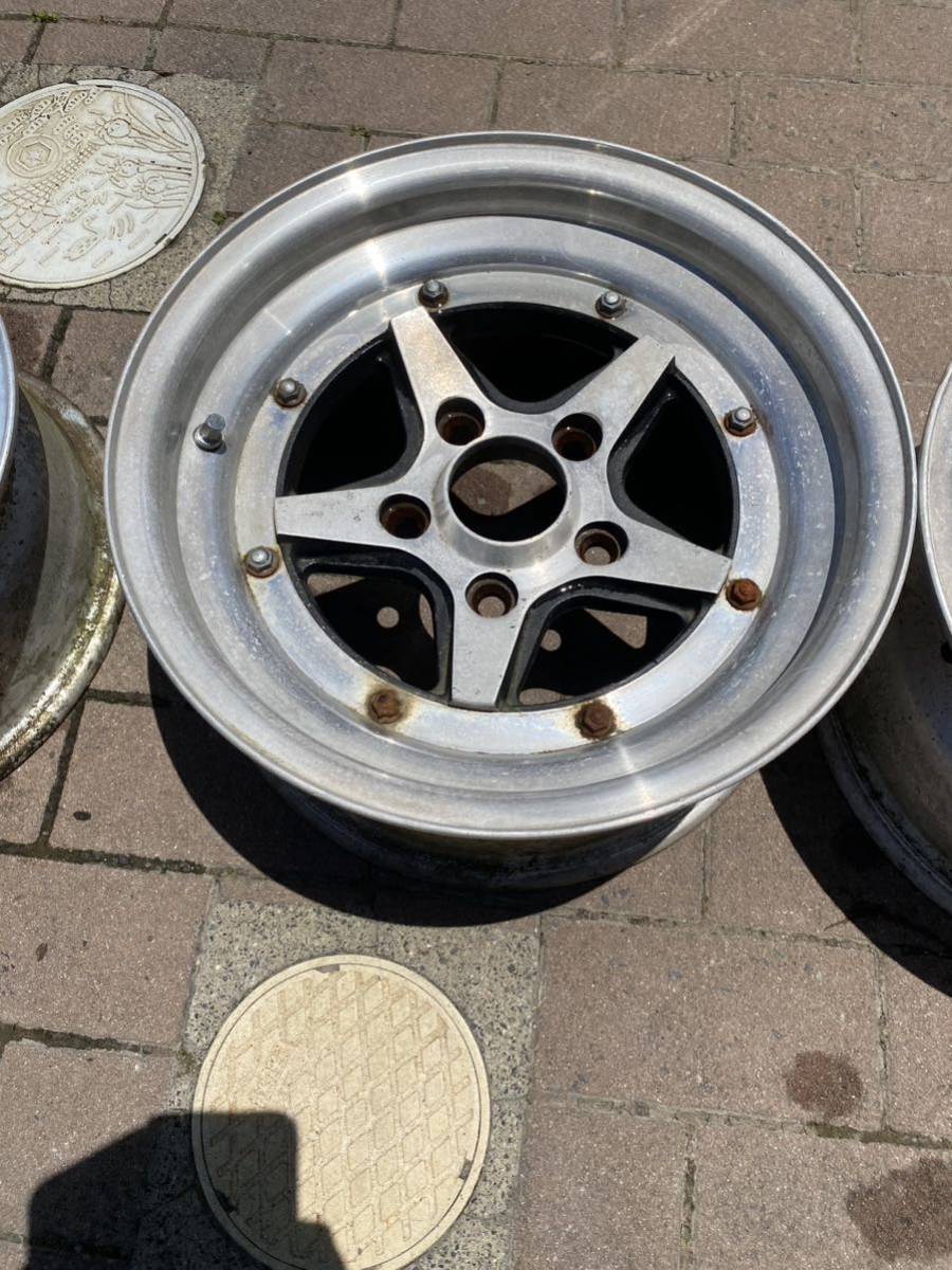 ★スピードスターロンシャン１１４.３４穴リム深旧車美品特価★