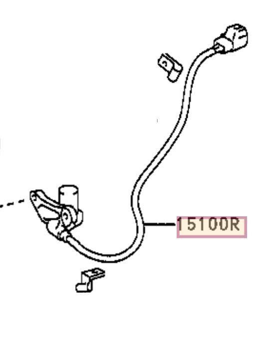未使用】トヨタ 純正 SXE10 アルテッツァ 3S-GE クランク角センサー
