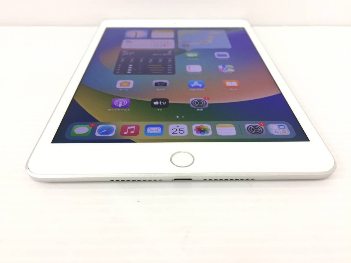 iPad mini 第5世代 64GB シルバー au A2124 美品 〇【良品】au iPad mini 第5世代 Wi-Fi+Cellularモデル 64GB A2124