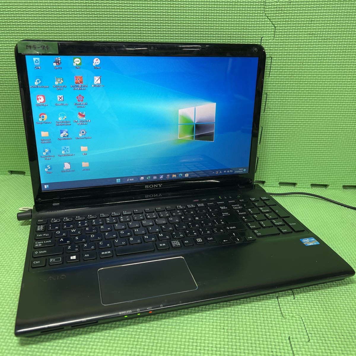 【M5-74】Windows11/新品SSD240GB【SONY VAIO SVE15127CJB】Core i7-3632QM/メモリ8GB/Office2021/Wifi/DVDドライブ/Webカメラ