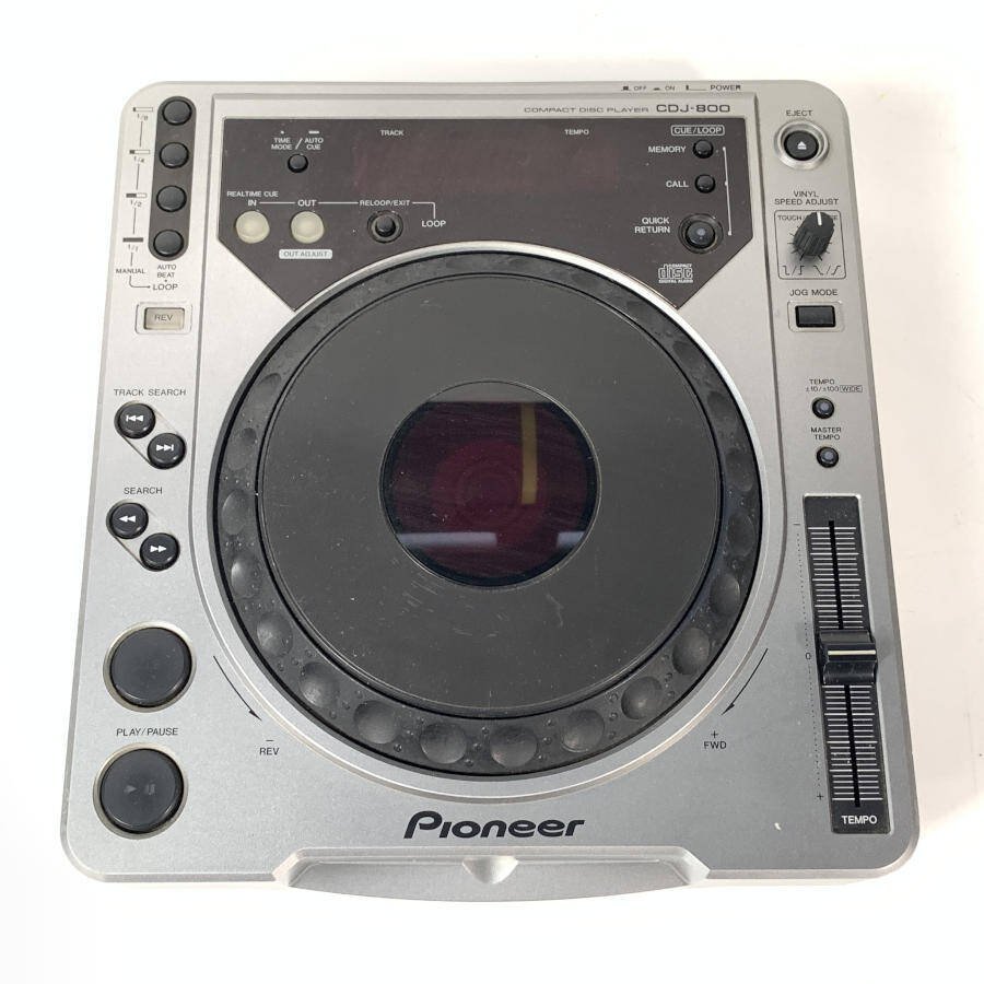 Pioneer CDJ-800 2台セット 付属品有り Pioneer CDJ-800 2台セット 接続
