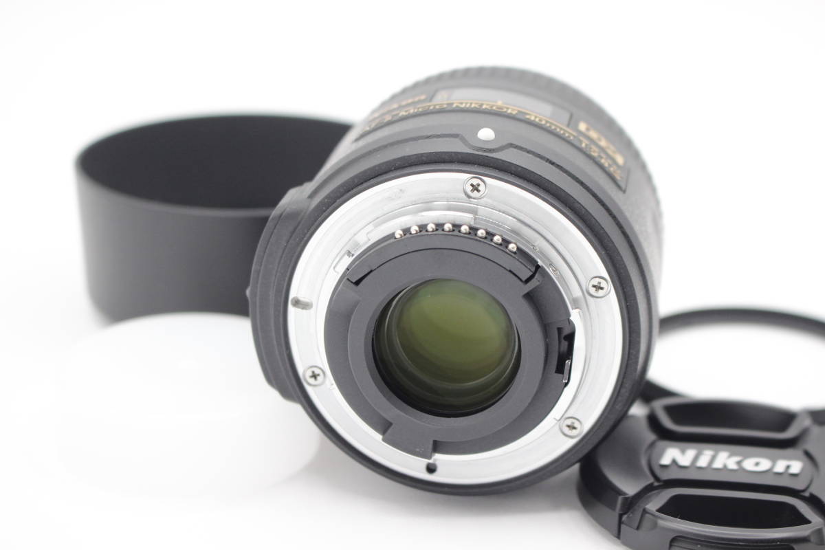 極上品◇Nikon ニコン DX AF-S Micro NIKKOR 40mm F2.8G◇元箱付♪‐06