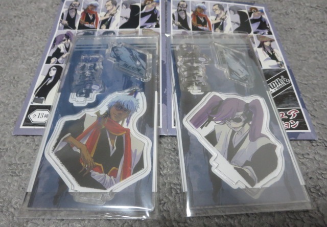 BLEACH アクリルフィギュア 初代護廷十三隊 四楓院 千日 & 齋藤 不老 