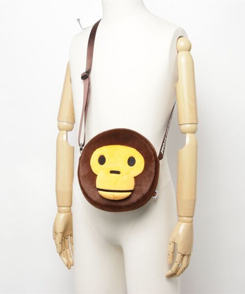 BABY MILO PLUSH CROSS BAG ベビーマイロショルダーバッグ BAPE ア 