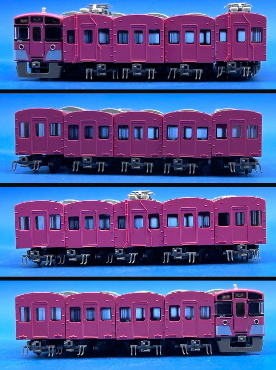 グリーンマックス 西武9000系 (9101編成 ピンク 行先点灯)開封