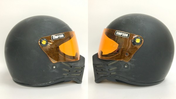 SIMPSON M30 フルフェイスヘルメット 2019年 内装美品 丸洗い済 除菌消 