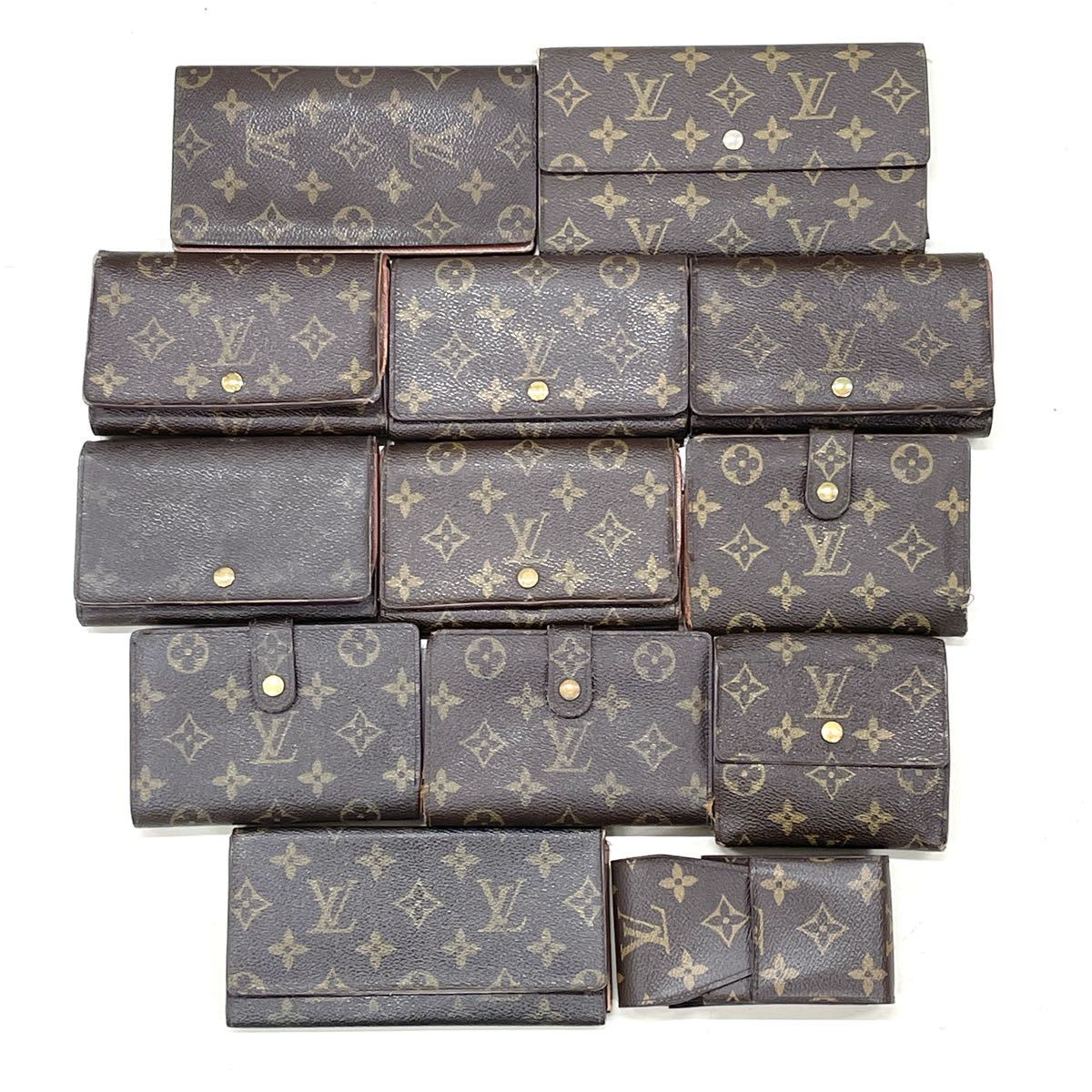 Louis Vuitton モノグラム 折り財布 ５点 おまとめ セット 1円 まとめ売り LOUIS VUITTON ルイヴィトン モノグラム 長財布 折り