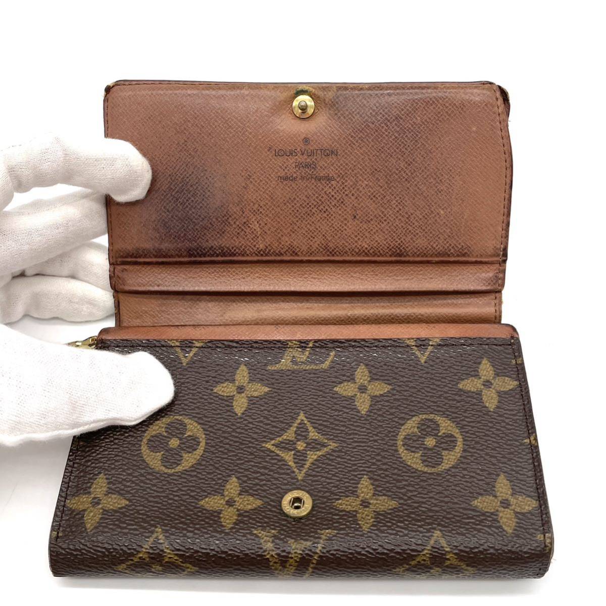 1円 まとめ売り LOUIS VUITTON ルイヴィトン モノグラム 長財布 折り 