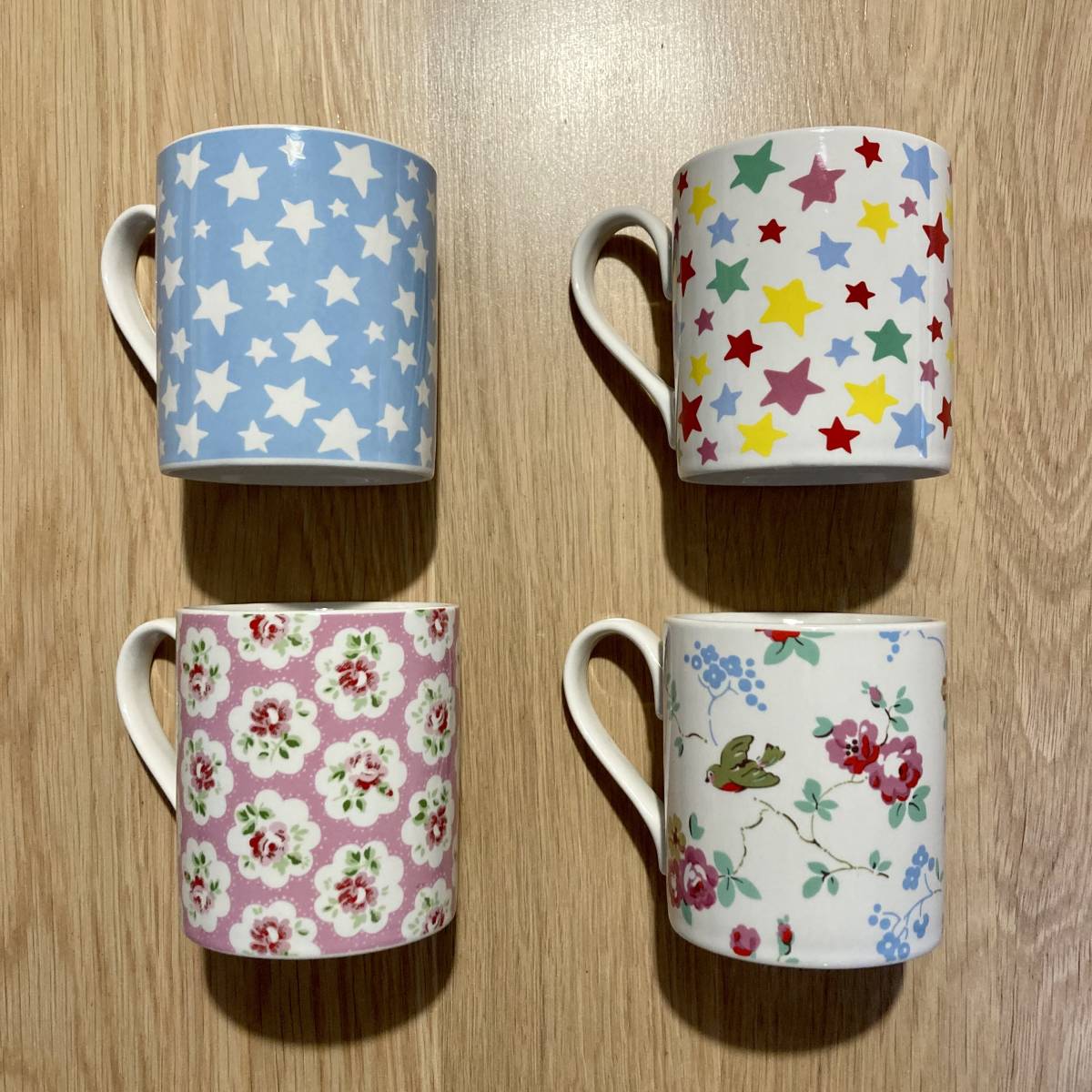 新品・未使用】Cath Kidston・キャスキッドソン・マグカップ4個セット 