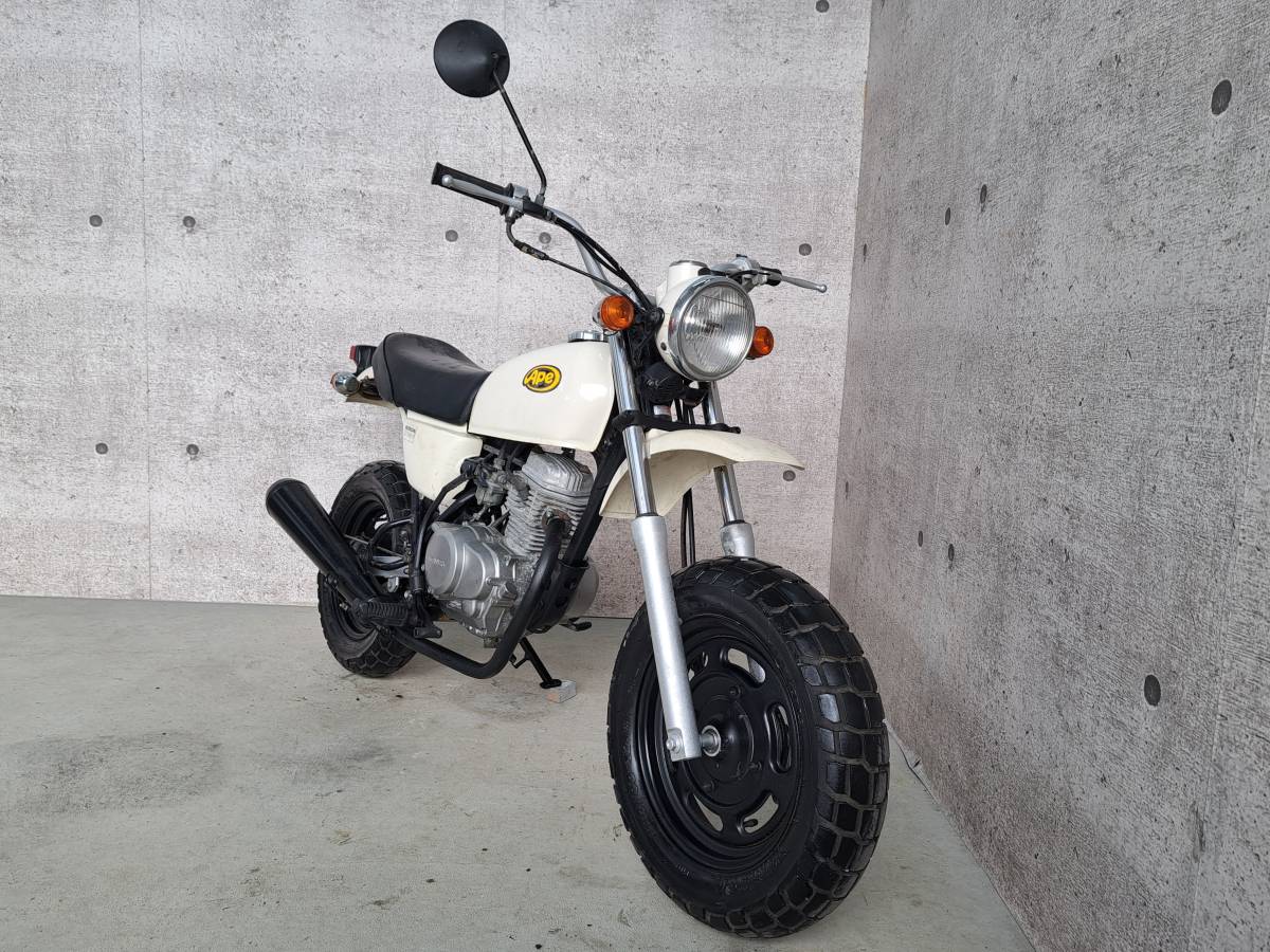 限定1台 1円スタート ホンダ エイプ 50 実働車 50cc最落無し 埼玉発 